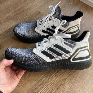 Adidas Primebl Black and White Athletic Shoes